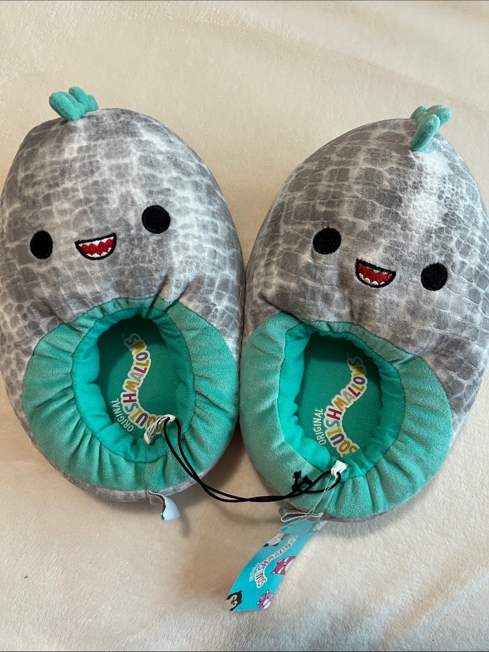 Squishmallows Kids Plush Slip-On Shoes - Jazwares